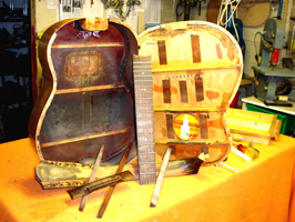 Brian Cullen's 1960 Zemaitis Acoustic - in bits!