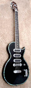 Degay Guitars - electric black & pearl