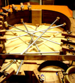Degay acoustic guitar: florintine body in mould