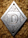Degay Guitars: headstock name badge